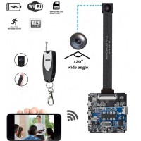 4K Ultra HD DIY Wireless Camera 120 Degree Mini DVR Motion Detection Nanny Cam Security System APP Control Action Camera up to 256GB