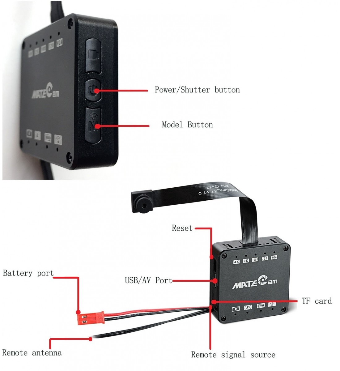 4K Unltra HD Spy Camera Wireless Hidden Camera with Magnet (1)