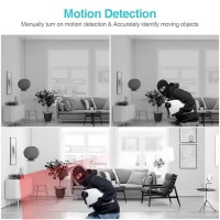 4K Real Ultra HD DIY Wireless Camera Big Wide Angle 6CM Mini DVR Motion Detection Nanny Cam Security System APP Control Action Camera up to 400GB