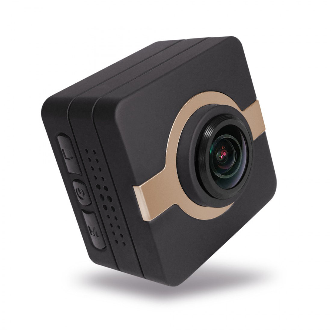 Matecam X1 迷你運動相機 汽車儀表板 攝像機 攝像機 4K-HI 超高清防水 DV 攝像機 16MP 160 度廣角 WIFI/G 傳感器/陀螺穩定/運動檢測/遙控 迷你 DVR 汽車鑰匙微型遙控凸輪自行車頭盔凸輪棕色