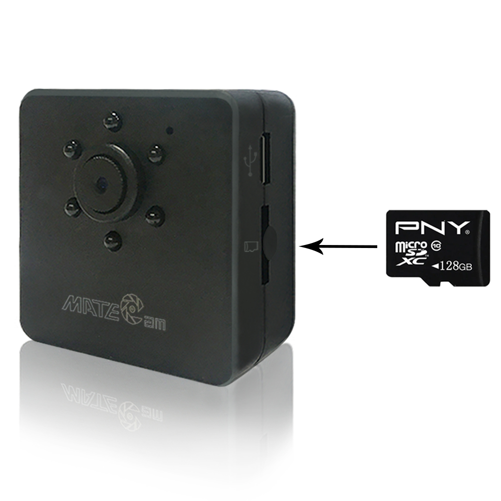Cámara oculta, 1080P Mini cámara espía HD WiFi cámaras de seguridad  encubierta pequeña niñera con visión nocturna y detección de movimiento