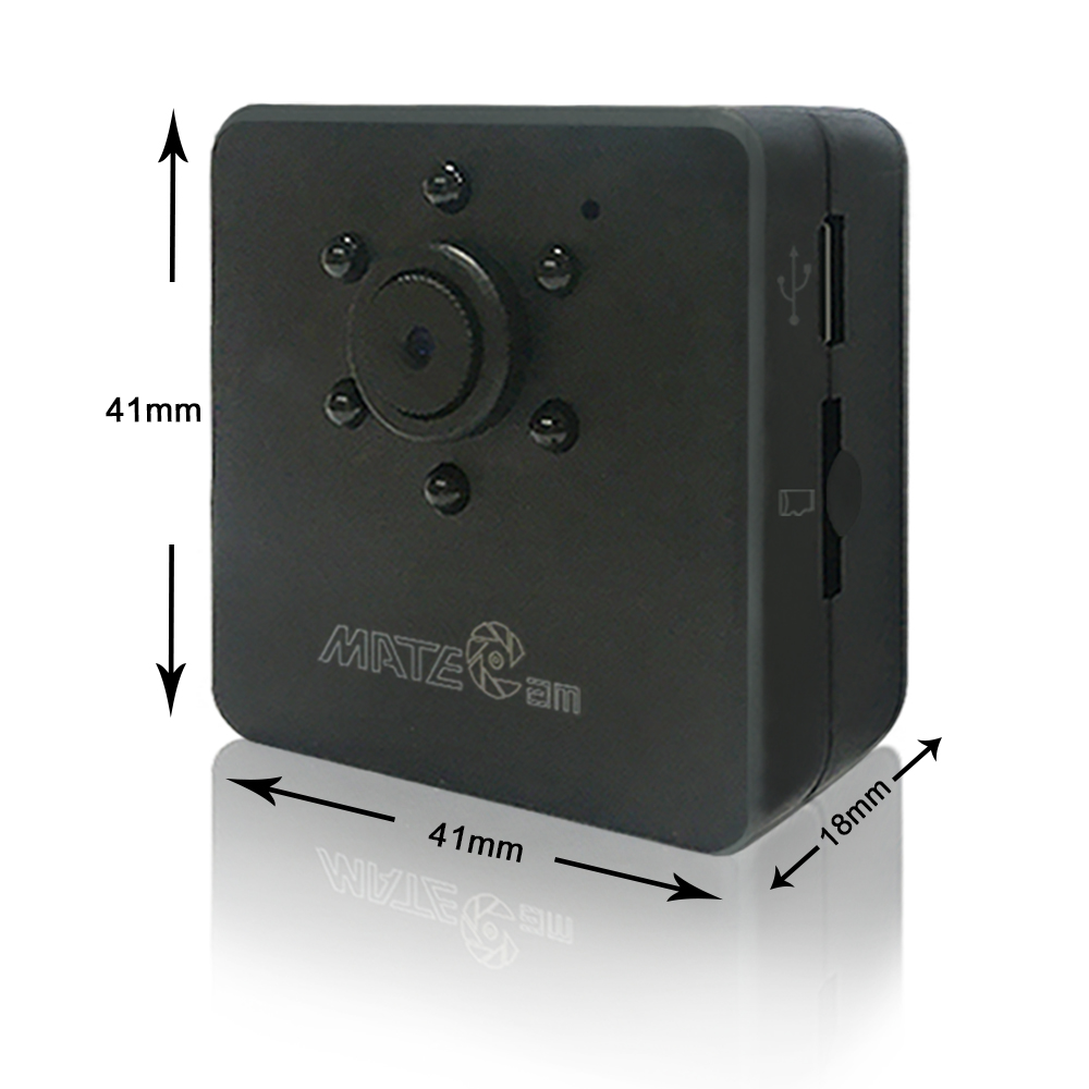 Mini skrita vohunska kamera za nočno gledanje HD 1080P zaznavanje gibanja majhna video kamera varnostna varuška nadzorna kamera prikrite kamere z aplikacijo za dom v zaprtih prostorih na prostem