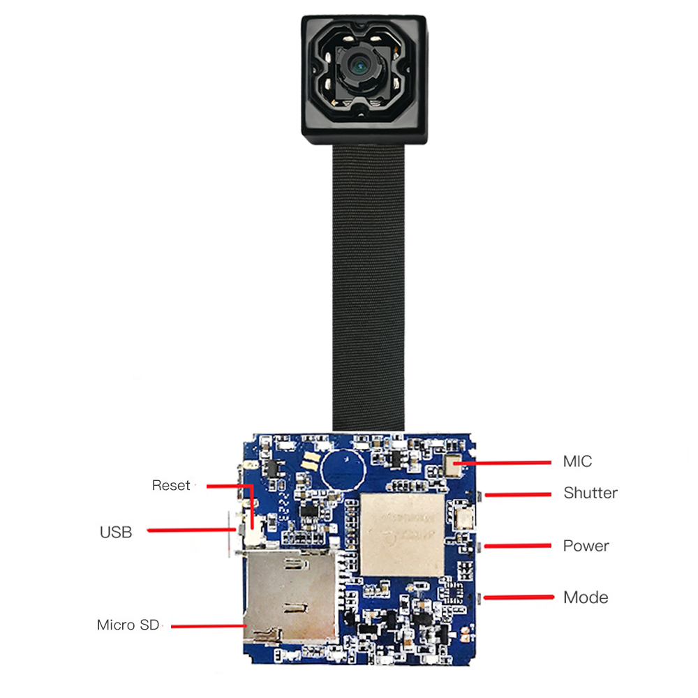 Camera gián điệp ẩn X9 4K 60FPS với tính năng ổn định, Điều khiển từ xa zoom 20MP 4X WiFi Camera an ninh ẩn mini với ứng dụng Cài đặt dễ dàng Nanny Cam giám sát tại nhà nhỏ nhất