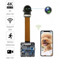Good QualityODM CAMERA - 4K Real Ultra HD DIY Wireless Camera Big Wide Angle 6CM Mini DVR Motion Detection Nanny Cam Security System APP Control Action Camera up to 400GB – MATECAM